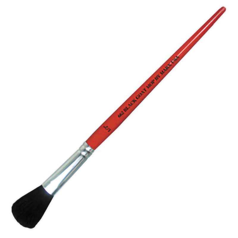 Dusting Brush, Round, Anti-Static, Goat Hair 1-1/8", Bristle, Wood 3/4"x7-7/8", 662 Series